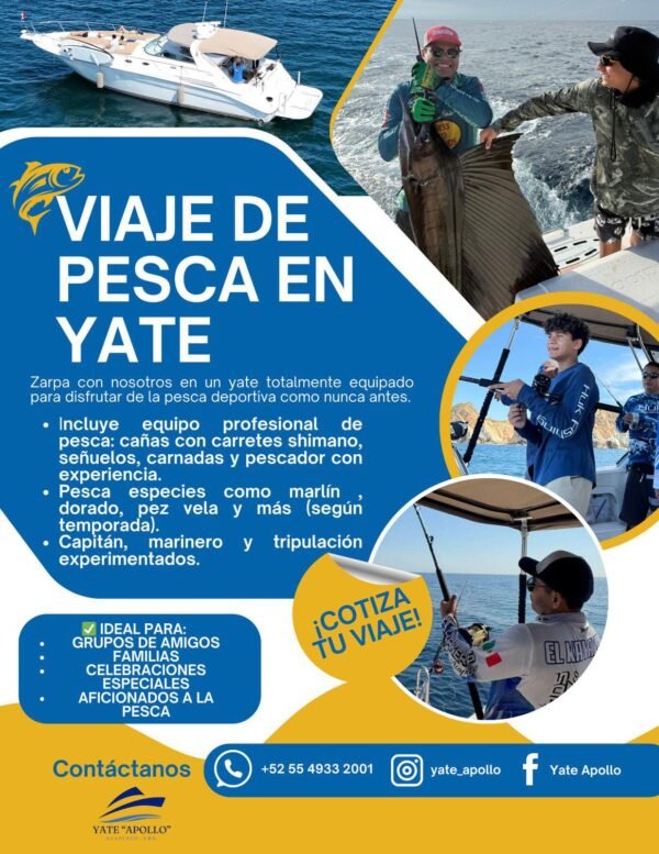 yate de lujo para pesca deportiva en altamar - Image 3